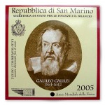 San Marino 2005 2 EUR M�nze pfr., Jahr der Physik / Galileo Galilei