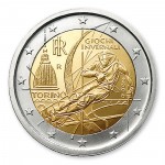 2 Euro Gedenkm�nze Italien 2006 Winter-Olympiade Turin pfr.