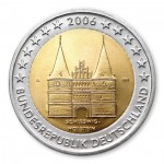 2 Euro Gedenkm�nze Deutschland 2006 A - Holstentor pfr. lose