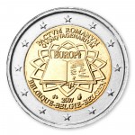 2 Euro Gedenkm�nze Belgien 2007 - 50 Jahre R�mische Vertr�ge pfr. lose