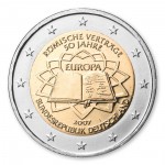 2 Euro M�nze Deutschland 2007 - 50 Jahre R�mische Vertr�ge pfr. lose J