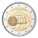 2 Euro Gedenkm�nze Luxemburg 2007 - R�mische Vertr�ge pfr.