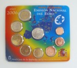 Kursm�nzensatz Spanien 2006/II - Jahressatz mit Medaille EU-Beitritt ST
